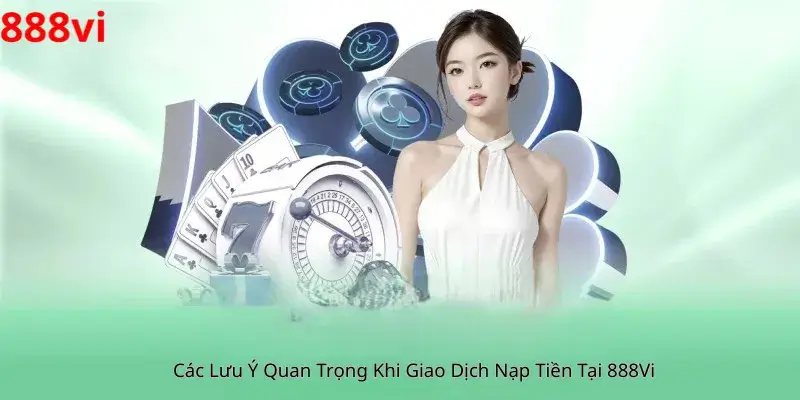 Các Lưu Ý Quan Trọng Khi Giao Dịch Nạp Tiền Tại 888Vi